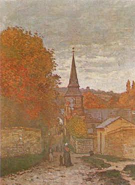 Claude Monet Street in Fecamp China oil painting art